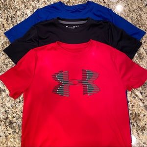Set of 3 UA Boys Athletic Shirts